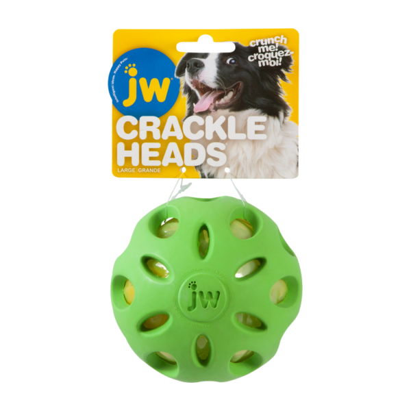 JW PETS Crackle Ball Large size Dog Toy